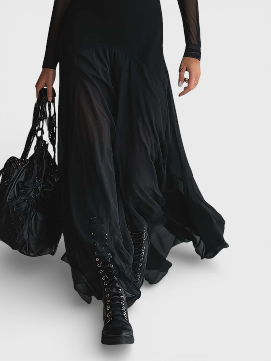 Natalija | Elegantna duga haljina od tila